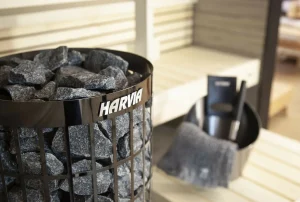 Harvia close up sauna