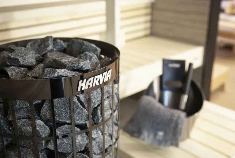 Harvia close up sauna